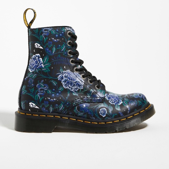 Dr. Martens Shoes - 1460 Pascal Women’s Mystic Floral Lace Up Boots, Size 6